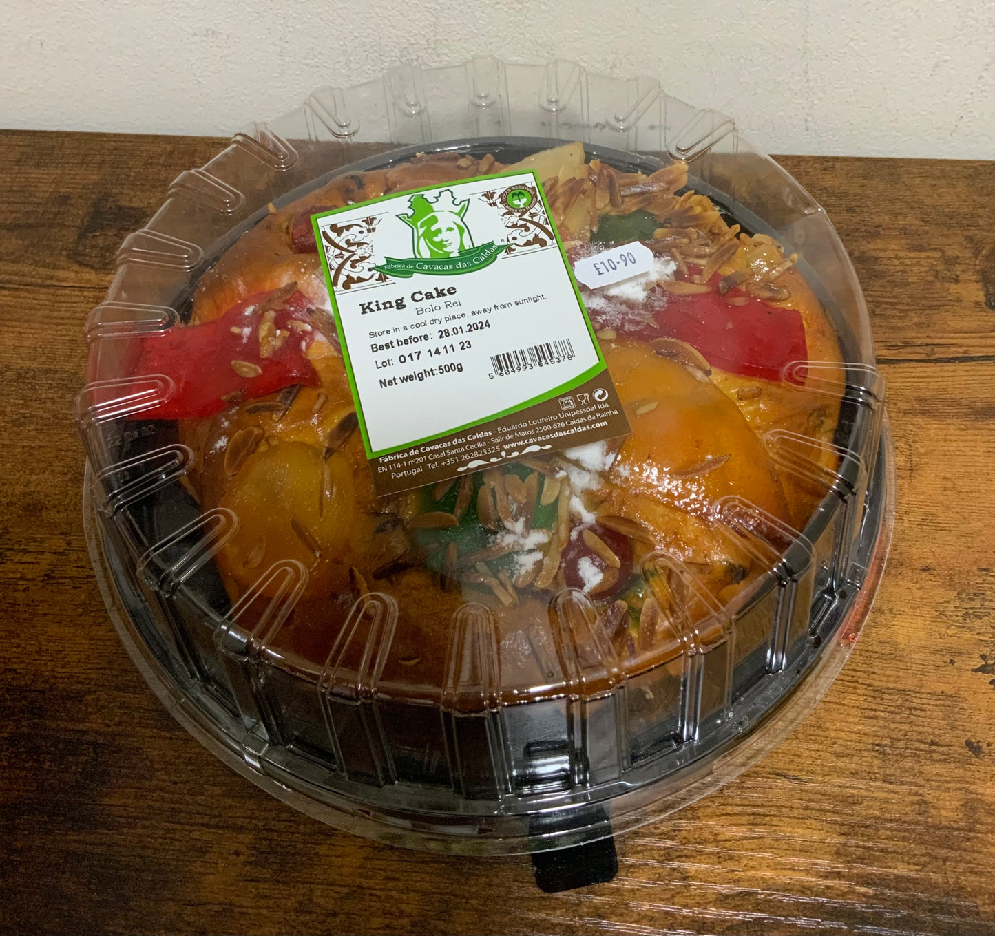 Fabrica Cavacas das Caldas Bolo Rei 500g