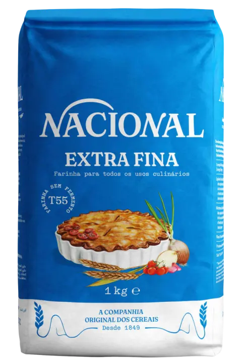 Nacional Farinha Extra Fina T55 s/fermento 1kg