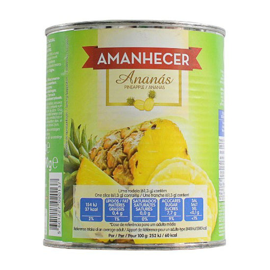 Amanhecer Ananas em Rodelas 825g