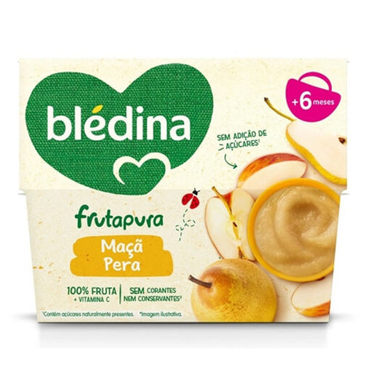 Bledina FrutaPura Maca & Pera (4 x 95g)