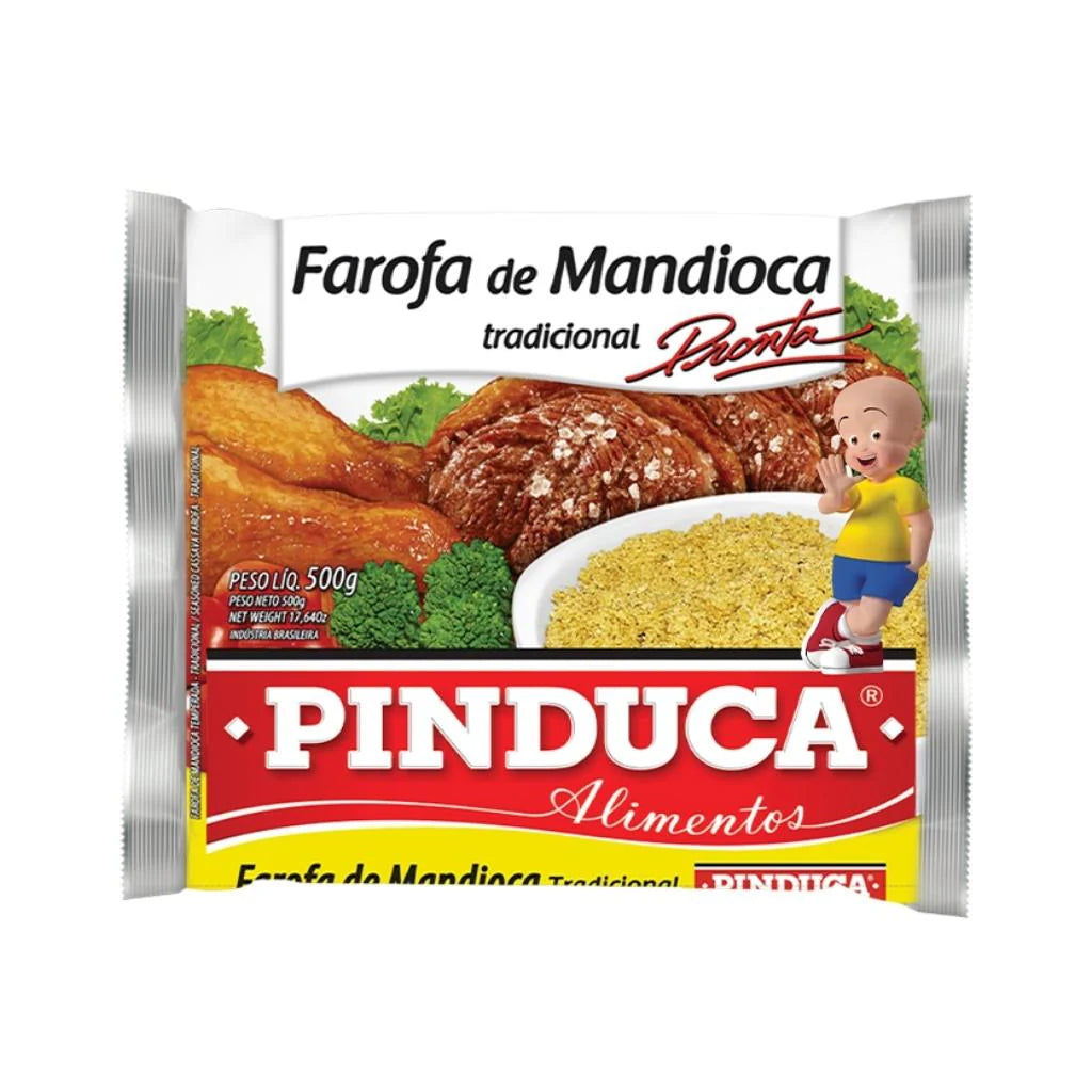 Pinduca Farofa de Mandioca Tradicional 500g