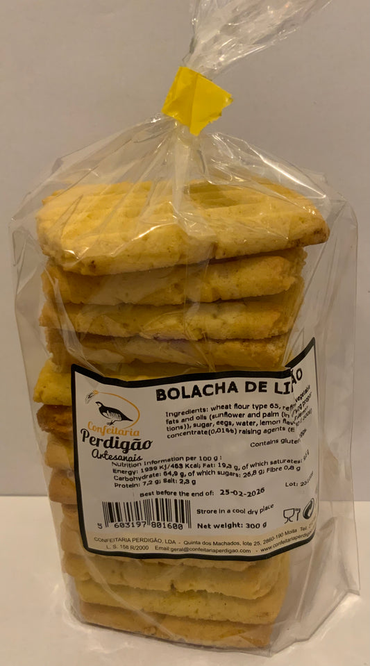 Bolacha de Limao / Lemon Cookies 300g Bag