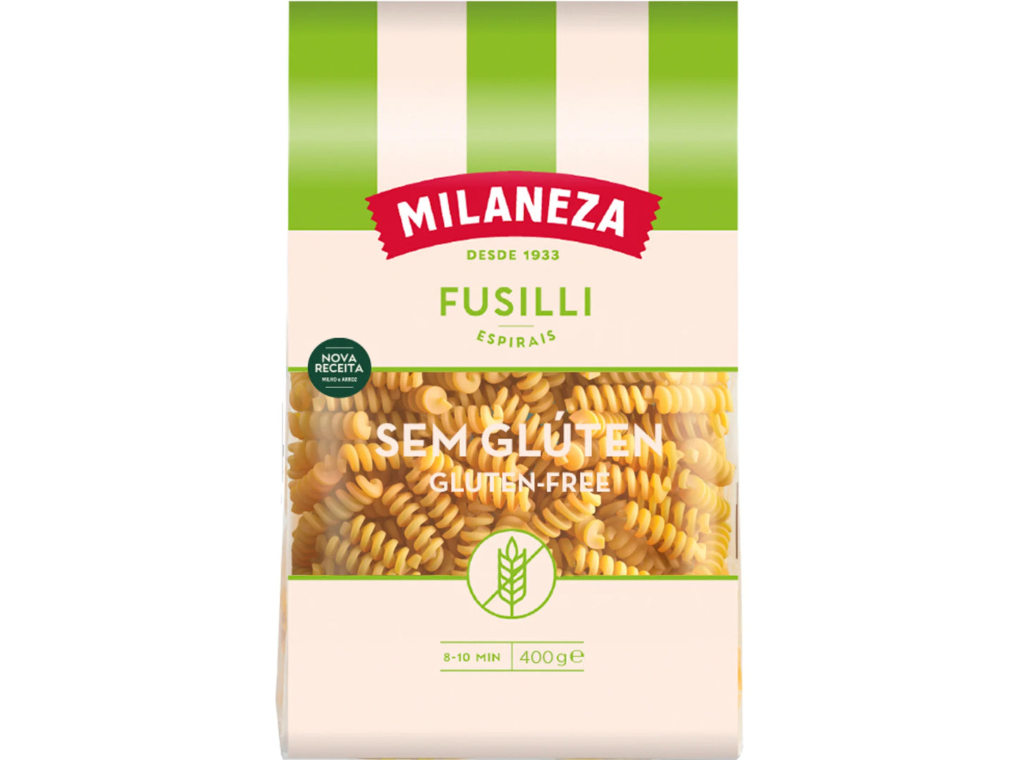 Milaneza Espirais S/Gluten 400g