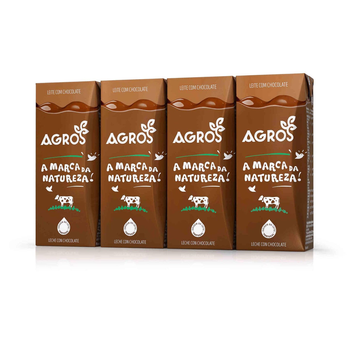 Agros Leite C/ Chocolate 4x200ml