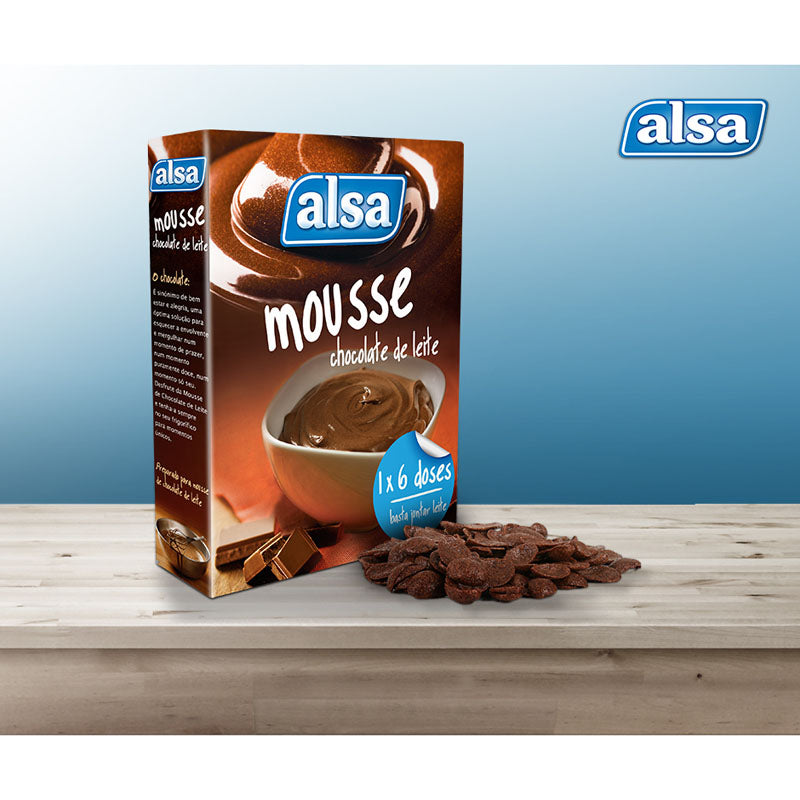 Alsa Mousse Chocolate Leite 132g