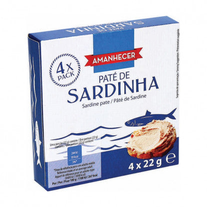 Amanhecer Pate de Sardinha 4 x 22g