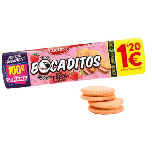 Cuetara Bocaditos Morango 150g