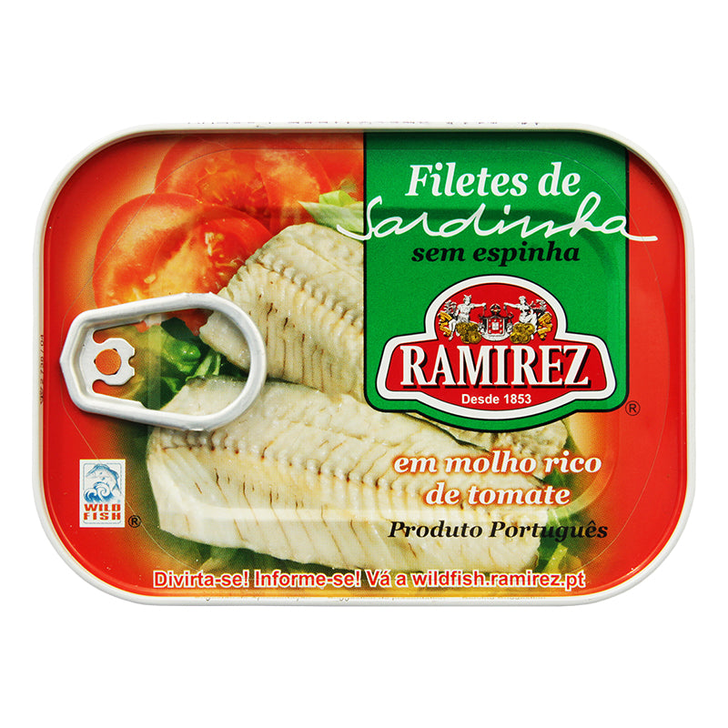 Ramirez Filete Sardinha em Molho Rico de Tomate 100g