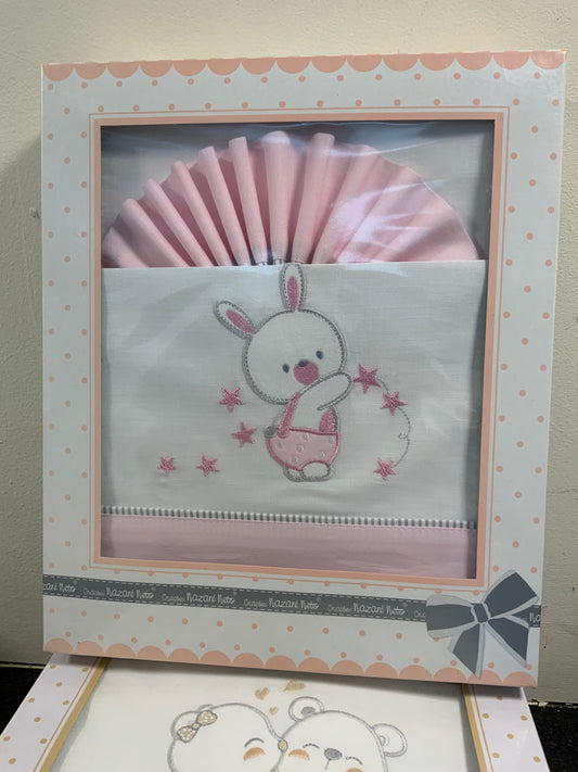 Jogo Cama Bebé ( Rosa )