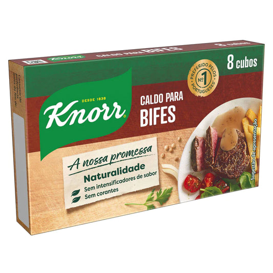 Knorr Caldo p Bifes 8cubos 80g