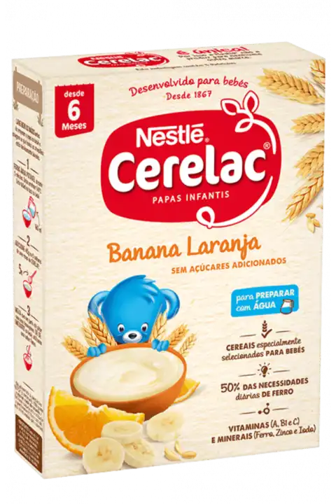 Cerelac Banana e Laranja 250gr