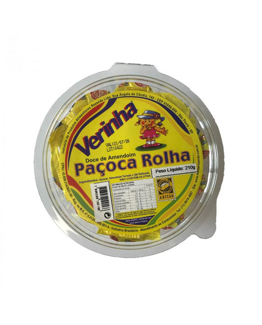 Verinha Pacoca Amendoim Rolha 210g