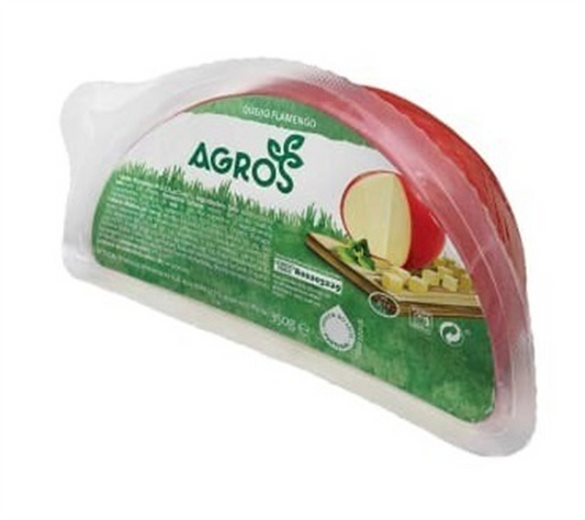 Agros Queijo Flamengo 1/4 350g