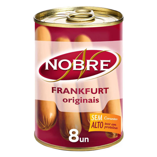 Nobre Salsichas Frankfurt Originais Lata 8und