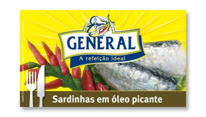 General Sardinhas em Oleo Picante 125gr