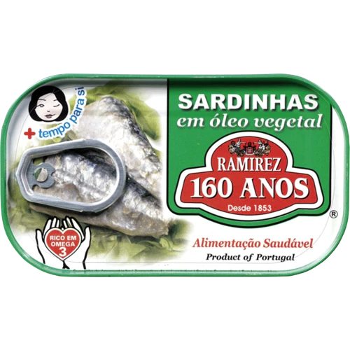 Ramirez Sardinhas em Oleo Vegetal 120g