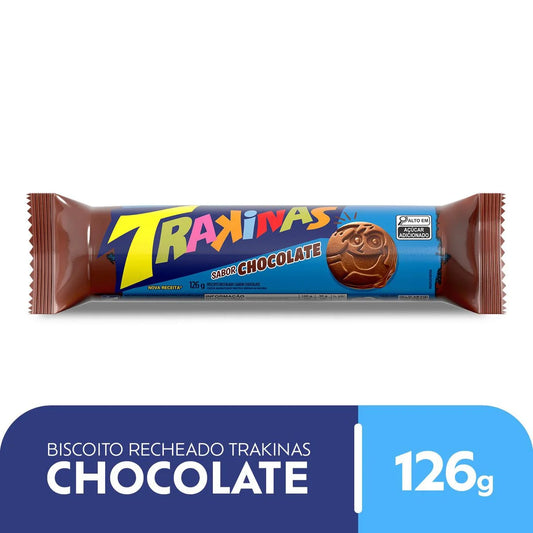 Trakinas Bolacha Chocolate 126g